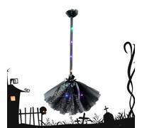 Scopa Da Per Costume Di Halloween Ornamento Fantastico Realistico A Mano