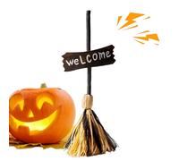 Scopa Da, Scopa Volante, Decorazione Con Luci E Suoni Spaventosi Per Halloween Da Appendere In Casa Giardino Portico