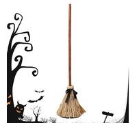 Scopa da Strega Decorativa - Scopa, Galleggiante Animata Con Luci E Suoni Raccapriccianti Decorazione Di Halloween Per Feste E Esterni