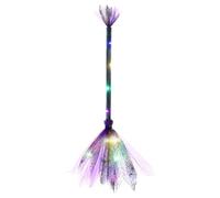 Scopa Delle Streghe, Manico Scopa Delle Streghe, Scope In Costume Con Luci A LED, Decorazioni Di Halloween, Per Feste, Festività, Aule, Soggiorni, Hotel, Prati, Giardini, Esterni