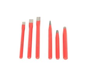 Scopa e puntatore - utensili manuali in acciaio con manico ergonomico, ideali per lavori di precisione su legno e altri materiali. *