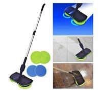 SCOPA ELETRICA ESTENSIBILE LAVA PAVIMENTI 2 TESTE ROTANTI SENZA FILI RICARICABIL