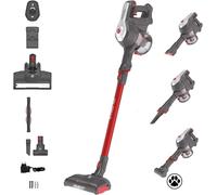 Hoover HF122GPT 011 Aspirapolvere elettrica Batteria Secco Ciclonico, Tessuto Senza sacchetto 0,9 L 170 W Titanio