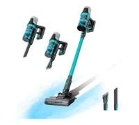 Cecotec Scopa Elettrica Senza Fili Conga Rockstar 1500 Horizon Genesis XL. 215W Potenza Totale, 45 min Autonomia, Spazzola Mista, 2 Modalità di Aspirazione, Parallel Cyclone System, Serbatoio 600ml