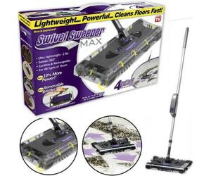 Scopa elettrica con batteria ricaricabile e manico snodabile Swivel Sweeper MAX