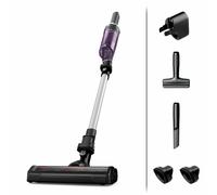 Rowenta RH1129 Aspirapolvere a bastone 2 in 1 Batteria Secco Senza sacchetto 0,4 L 100 W Viola, Alluminio