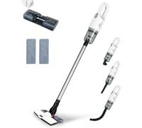 Scopa Elettrica Senza Fili Aspriapolvere e Aspira Briciole, Ricaricabile Con USB Type C, Filtro HEPA, Spazzola tradizionale, Tubo Telescopico, Potente 35000PA. (A-031)