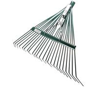 Scopa erba giardino Brixo Rack in acciaio armonico e molla di rinforzo.