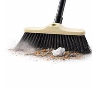 Scopa Esterno Industriale 27 cm, con Setole Fitte e Rigide Ideale per Giardino Balcone Cortile e Vialetti, Scopa Per Esterni, COMPATIBILE al 100% con tutti i manici, Uso Domestico (27 cm)