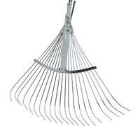 Scopa giardino a ventaglio 863 agef acciaio zinc cm 50/63x53 o.conico d.tondi...