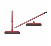 Scopa In Gomma + Manico 1,35M Scopa Attrezzi Per Pulizia Casa Pulire