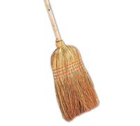 Scopa In Saggina con Manico in Legno Lunghezza 130 cm