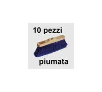 SCOPA INDUSTRIALE SENZA MANICO EXTRA PIUMATA BLU 10 pezzi 8591218