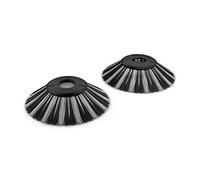 Scopa laterale Kärcher con setole speciali per rifiuti umidi e a grana fine come foglie per le spazzatrici doppie da S 6 a S 6, nera