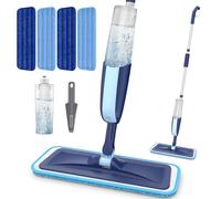 Scopa Lavapavimenti a Spruzzo, MANGOTIME Spray Mop Lavapavimenti Mocio con Spray Microfibra Mocio Pavimenti Professionale per Casa, Cucina, Legno Duro, Laminato, Legno, Ceramica