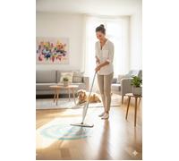 Scopa Mocio Lavapavimenti Spray Con Serbatoio Acqua Pulizia Rapida 3 in 1