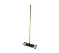 Scopa MOP in microfibra, manico in bambù, 118 cm