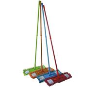 SCOPA MOP MICROFIBRA MOCIO CATTURA POLVERE, LAVA E ASCIUGA CON PANNO IN MICROFIB