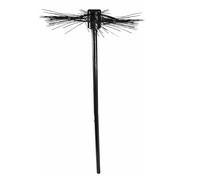 Scopa nera per spazzacamino (1 pezzo), design resistente ed elegante, perfetta per Halloween, vittoriani, Giornata mondiale del libro e spettacoli teatrali
