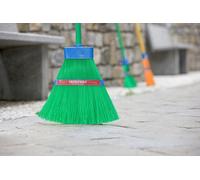 SCOPA Originale VERDEMEC CON MANICO:SOSTITUISCE le vecchie scope di saggina