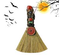 Scopa per altare,Scopa per altare strega - Scopa della strega,Scopa da altare portatile, scopa in naturale per decorazioni Wiccan, scopa delle streghe di Halloween