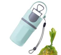 Scopa per cani - 6 artigli con dispenser per sacchetti, strumento per raccogliere le cacca senza tocco, per razze piccole, medie e grandi, per passeggiate all'aperto, viaggi, pulizia rifiuti di