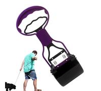 Scopa per escrementi di animali domestici, pieghevole, con manico lungo, resistente, leggero, per la pulizia di cortili, prato, giardino, appartamento, campeggio, ideale per lo smaltimento all'aperto