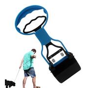 Scopa per escrementi di animali domestici, pieghevole, con manico lungo, resistente, leggero, per la pulizia di cortili, prato, giardino, appartamento, campeggio, ideale per lo smaltimento all'aperto