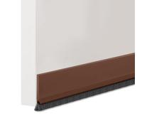 Scopa per porta da 100 cm, guarnizione per porta, paraspifferi per porte, guarnizione a spazzola, autoadesiva, per porta, autoadesiva, per porta, insonorizzata, larghezza 30 mm (marrone)