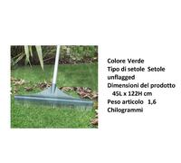 SCOPA per prato sintetico Detergenti Scope FOGLIE VERDE LEGGERISSIMA