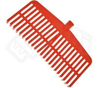 SCOPA PER RACCOLTA OLIVE O GIARDINO CON RINFORZO RASTRELLO 22 DENTI IN PLASTICA