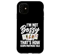 Scopa Player Italiano Gioco di Carte Enthusiast Bossy Scopa Custodia per iPhone 11