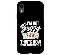 Scopa Player Italiano Gioco di Carte Enthusiast Bossy Scopa Custodia per iPhone XR