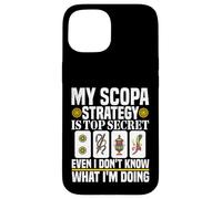 Scopa Player Italiano Gioco di Carte Strategia Italiano Scopa Custodia per iPhone 15