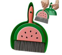 Scopa portatile a mano - simpatico set paletta, spazzola resistente, leggera | piccola paletta per la scrivania, bordo flessibile, per raccogliere sporco e briciole, frutto, cartone a