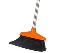 Scopa resistente per esterni, spazzola angolare pieghevole con manico da 100 cm, per cortile, garage, atrio, centro commerciale, pavimento, casa, cucina, ufficio, animali domestici