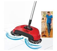 SCOPA ROTANTE 360° CON SETOLE ROTANTI MICROFIBRA ASPIRAPOLVERE SWEEP DRAG SPAZZA