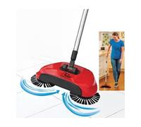 SCOPA ROTANTE 360° CON SETOLE ROTANTI MICROFIBRA ASPIRAPOLVERE SWEEP DRAG SPAZZA
