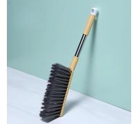 Scopa, spazzola da letto, spazzola per la polvere, spazzatrice per letto, spazzola morbida, artefatto, camera da letto, lenzuolo per la casa, pulizia con manico lungo in acciaio inox (2 pezzi)