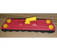 Scopa Spazzolone Professionale X cattura polvere pavimenti 40cm rossa + bastone
