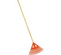 Scopa Stocker per erba fogliame con manico 182 cm