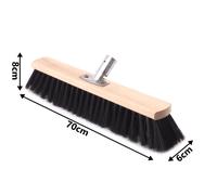 Scopa stradale con manico da 120 cm scopa industriale scopa da sala scopa nylon