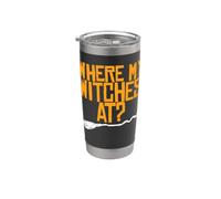 Scopa strega Halloween dove le mie streghe Bicchiere termico in acciaio inox doppia parete