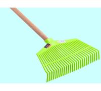 SCOPE SCOPA GIARDINO BRIXO IN POLIPROPILENE cm. 39 CON MANICO IN LEGNO