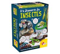 Lisciani - I'm A Genius - Alla scoperta degli insetti per bambini dai 7 anni - Kit di osservazione - Cattura e Osservatorio - Rete e Osservatorio Incluso - Gioco Educativo - Made in Italy