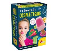 Lisciani - I'M A GENIUS - Alla scoperta dei cosmetici per bambini dai 7 anni - Kit bellezza fai da te per bambini - Creazione di lucidanti per labbra profumate - Ingredienti naturali - Made in Italy