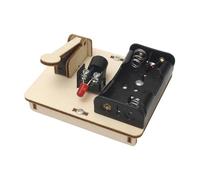 Scoperta elettrica, circuito di commutazione di base, set di modelli di telegrafo elettrico, esperimenti scientifici, kit di circuiti di commutazione pedagogici, kit di apprendimento STEM per la