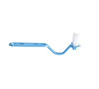 Scopini Per Wc 2 pezzi Mini spazzola for il bagno con manico angolare, spazzola curva, scopino for WC, spazzole curve portatili for la pulizia del bagno, accessori for la pulizia(Blue-2pcs)
