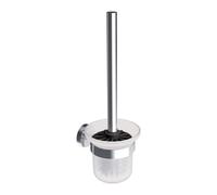 Scopino bagno a parete 11,5x34,6 cm cromo Cromo