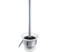 Scopino bagno a parete 11,6x35,4 cm cromo Cromo